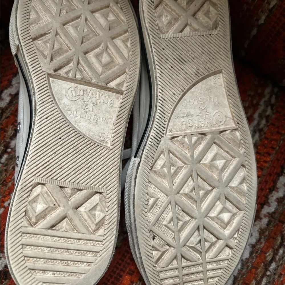 Women's Converse CTAS Leopard Lift Ox Low, 565626C Natural Ivory 7.5 - Picture 6 of 10